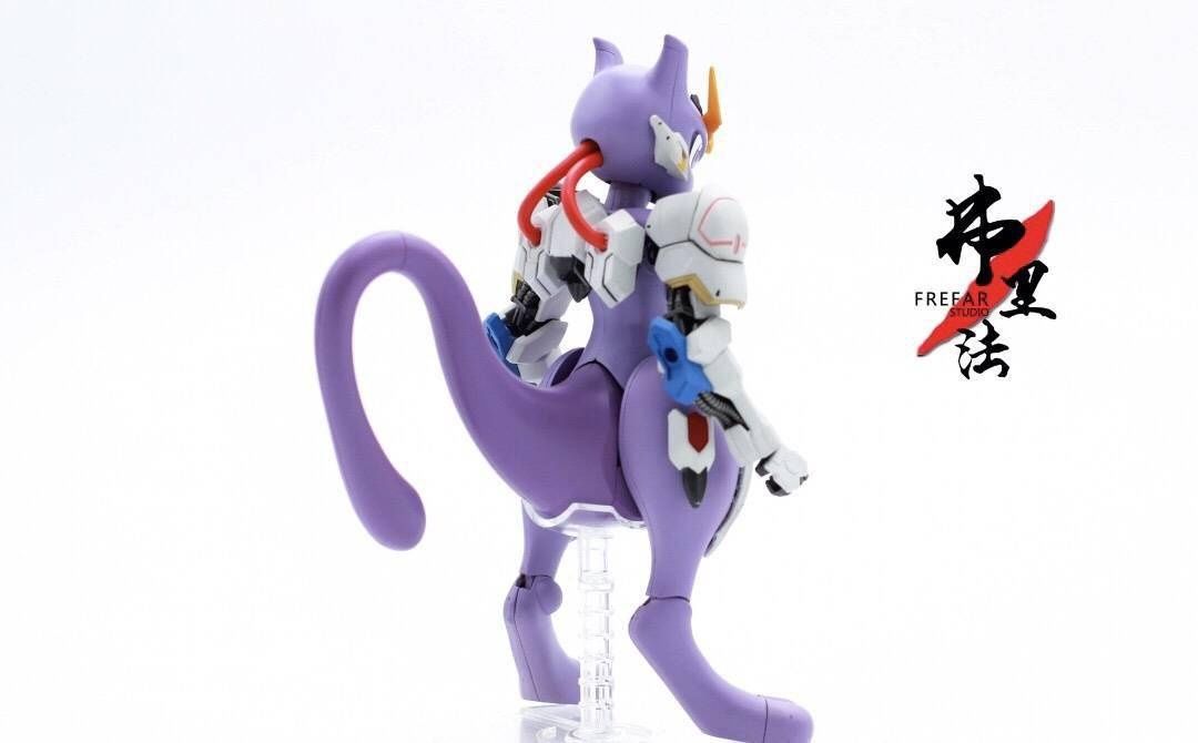 精灵宝可梦混搭高达佳作,超梦巴巴托斯