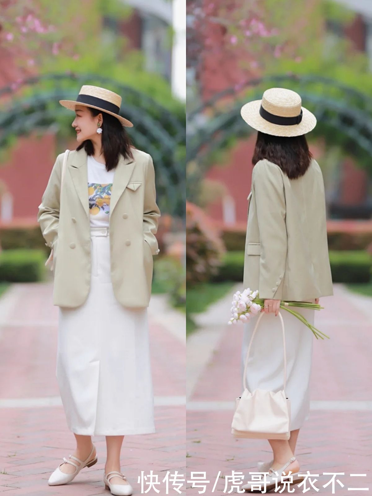 微胖|真正会穿的微胖中年女人，穿裙装很少搭小白鞋，夏季这么穿更优雅