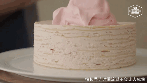 「高颜值」一款千层蛋糕，颜值太高，外面买不到，几步get同款