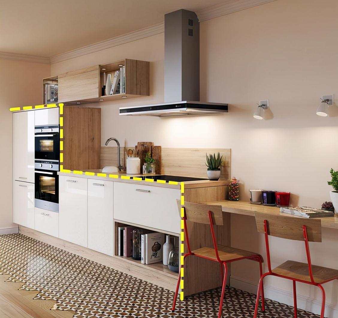 隔板|建议大家：不要在厨房里装吊柜！如今流行这样设计，实用还很省钱