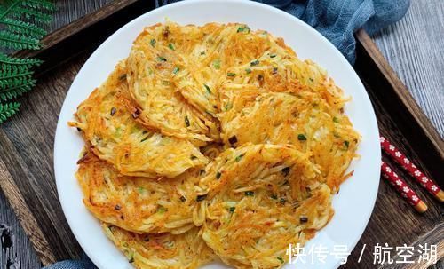 土豆丝|这早餐饼我三天两头给孩子做一次，养胃助消化，营养高，好吸收