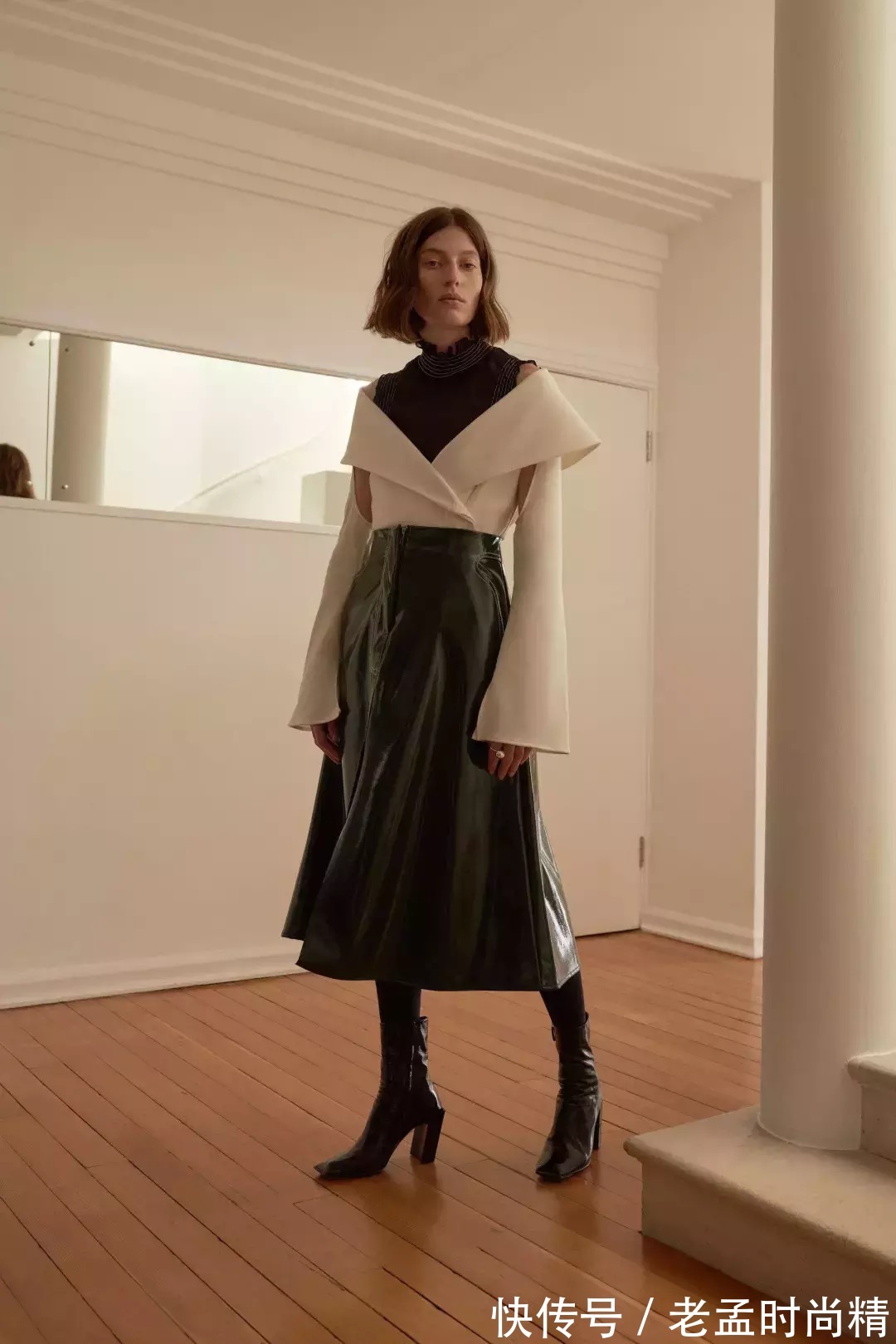 围巾 秋冬叠穿法,高级显瘦挡不住