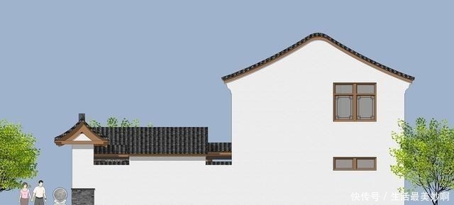 富贵牡丹|惊艳全村，这处自建四合院设计，堪称自建典范！