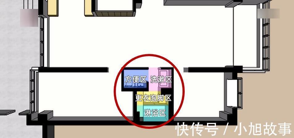 功能区|说真的,有条件我也想试试将卫生间四式分离!用起来幸福感爆棚