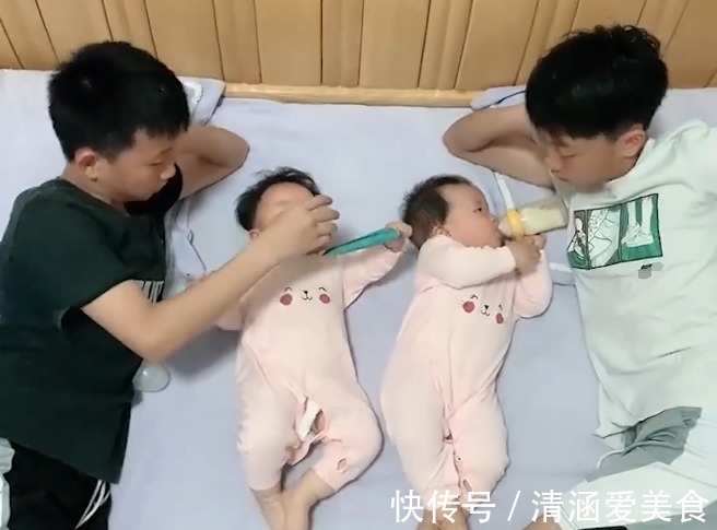 出生率|有运气!双胞胎哥哥想要妹妹,宝妈又生对双胞胎,哥俩一人带一娃