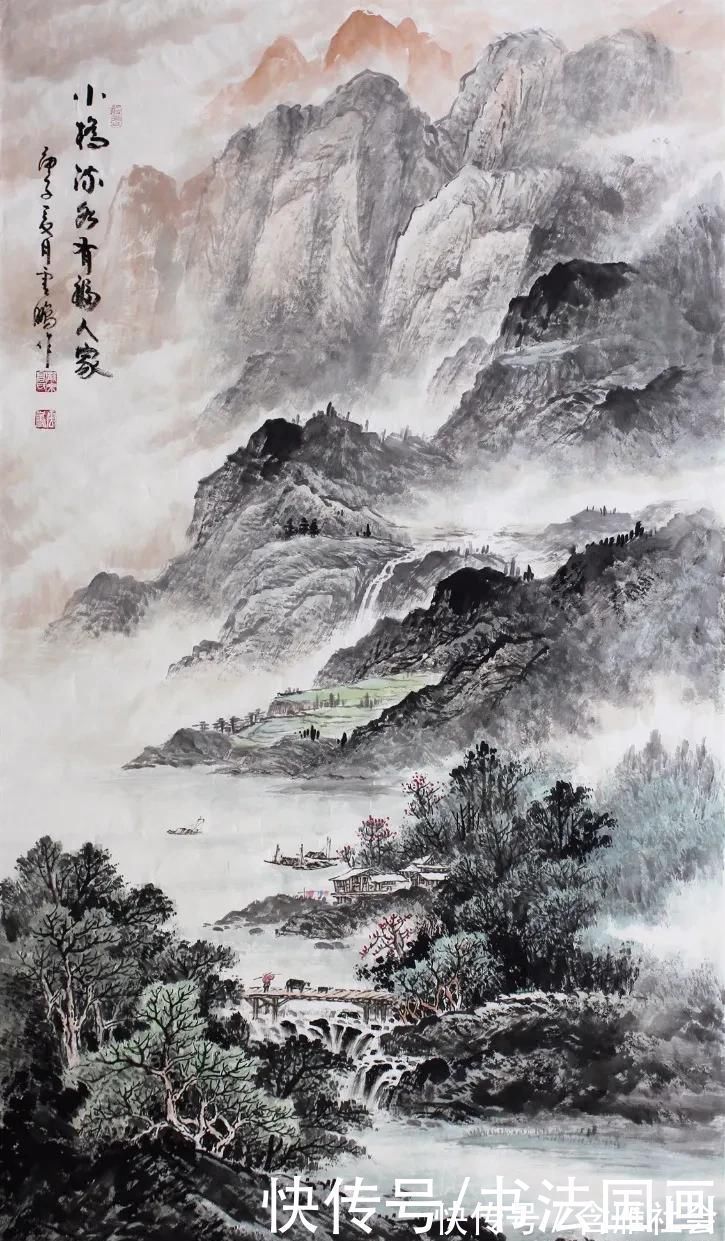 国画|书法定制，国画收藏：家和万事兴，大展鸿图，大道无边，茶道缘