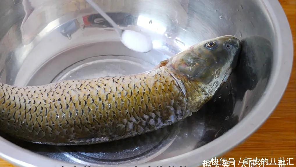 把一整条鱼放进电饭锅里，头一次见这种做法，鱼肉出锅后满屋飘香