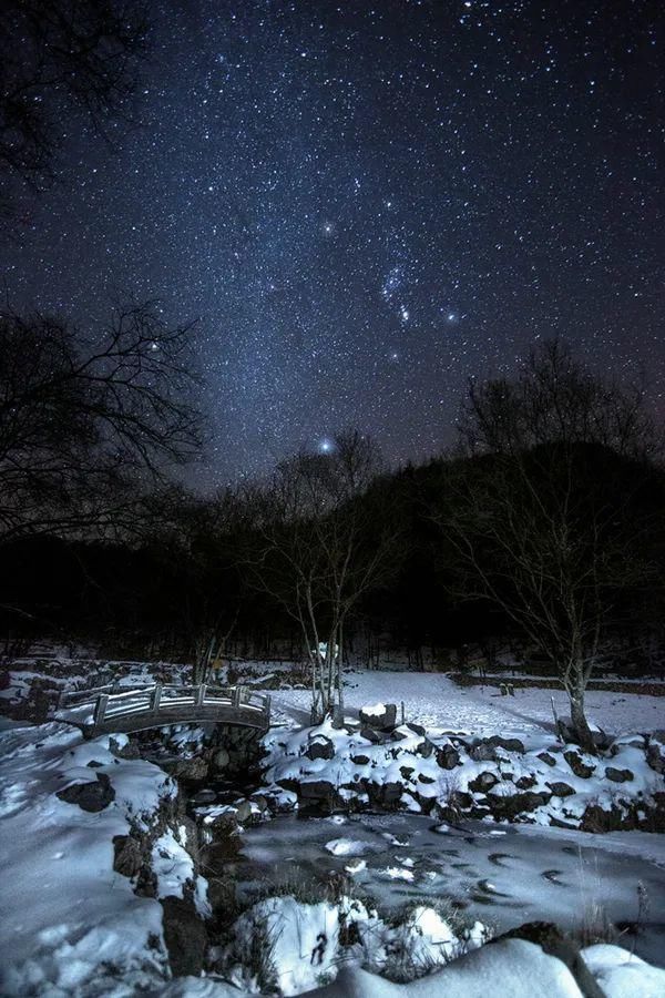 秦岭雪乡追星记：这才是冬天最美的夜空!