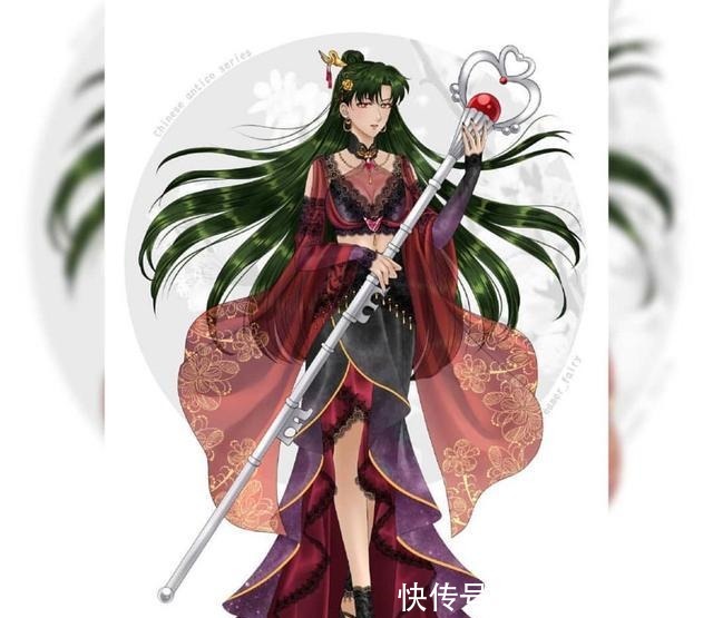 水野亚美|《美少女战士》遇上唐装,月野兔堪比杨贵妃,红衣火野丽很吸睛