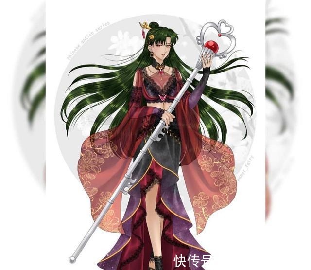  水野亚美|《美少女战士》遇上唐装，月野兔堪比杨贵妃，红衣火野丽很吸睛