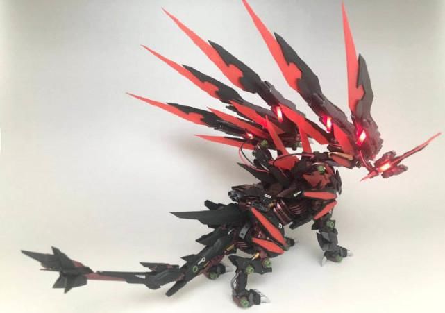 模玩控|模玩控：索斯獸模型改造，機械天彗龍模型