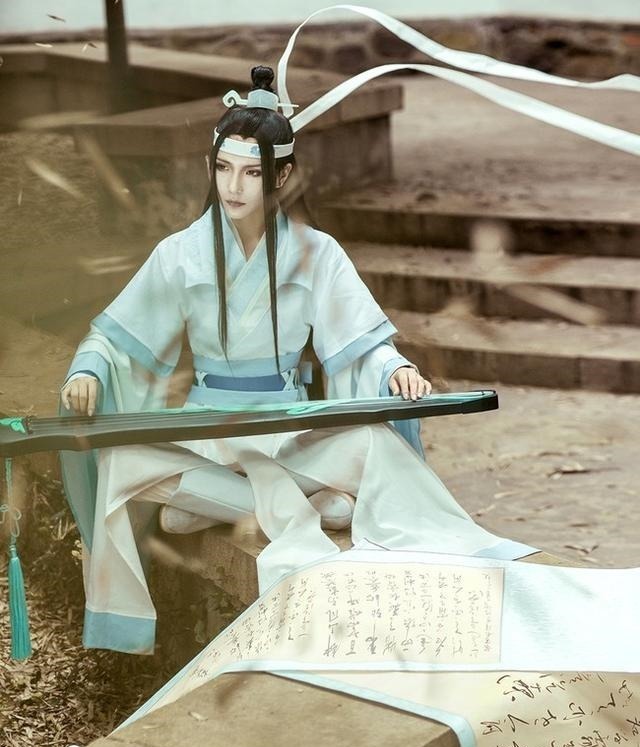 不接地气儿|精致Cos宛如手办,你我确认过眼神,这位雅正少年郎正是蓝忘机!