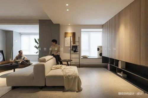 收纳|65万改造费花得太值了!114㎡一室一厅,书房、衣帽间、洗衣房全都有