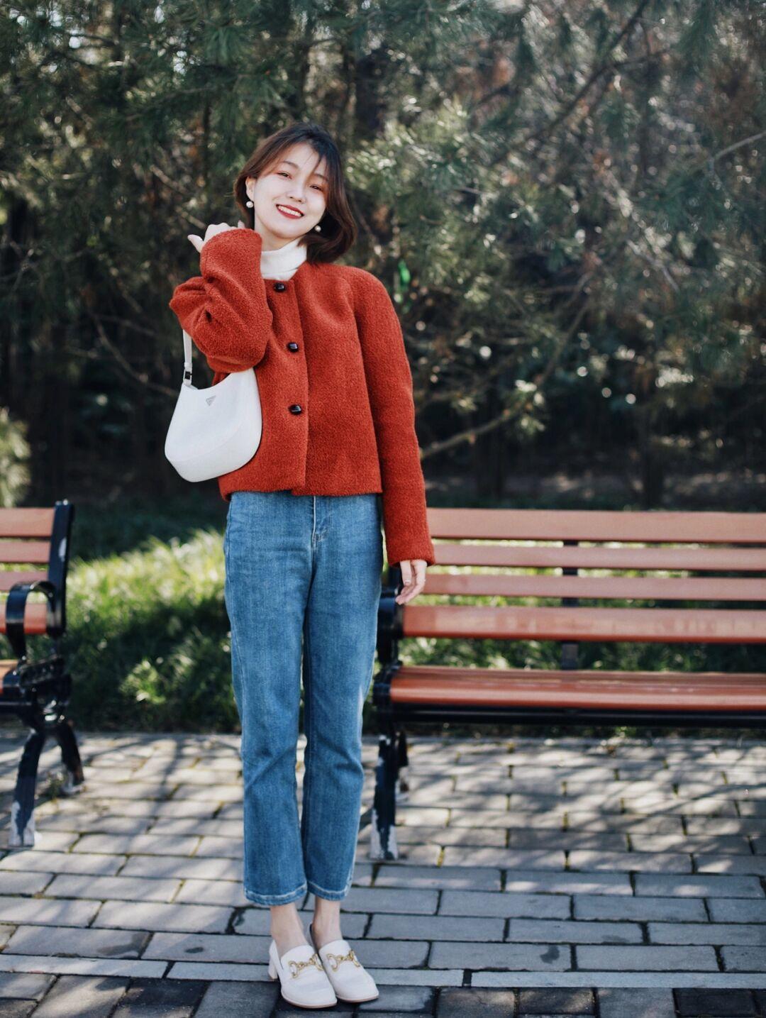 黑白配 冬季不容错过的“毛呢外套”搭配,思路总结好了,看这篇就够