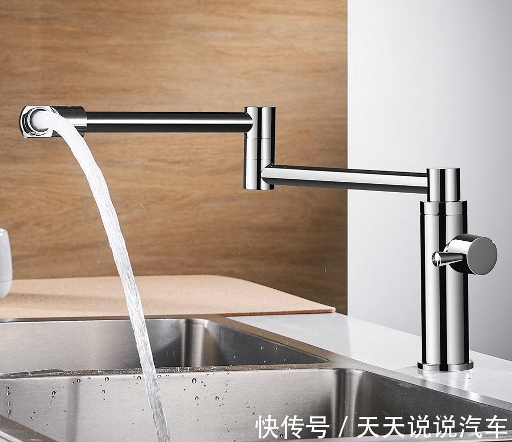 水槽|厨房装修记得留个洞,装上折叠水龙头,太实用了