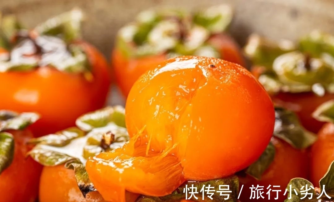 友人&一树红柿摇乡愁