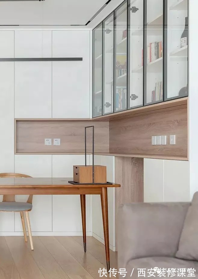 收纳|65㎡一室阳光户型,一人坐拥大客厅