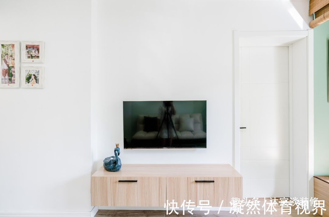 婚房|50㎡的婚房,虽然是小了点,但到处清新大方,藏不住的甜蜜与幸福