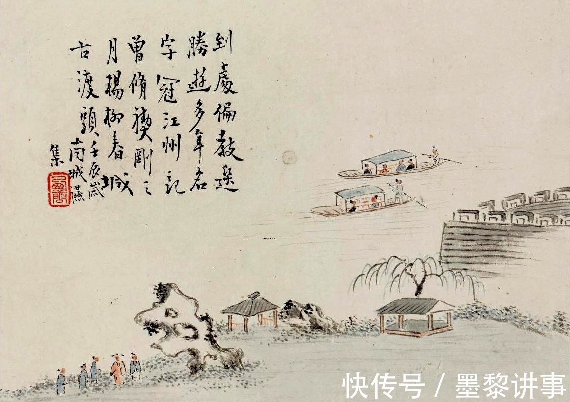 石涛弟子扬州八怪中画山水园林的名家