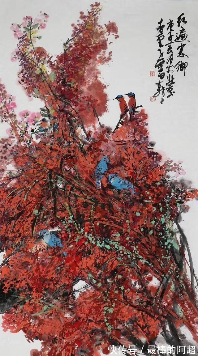 写意花鸟画@雷甲寿:师承绘画大师石齐,被誉为野稻谷画第一人