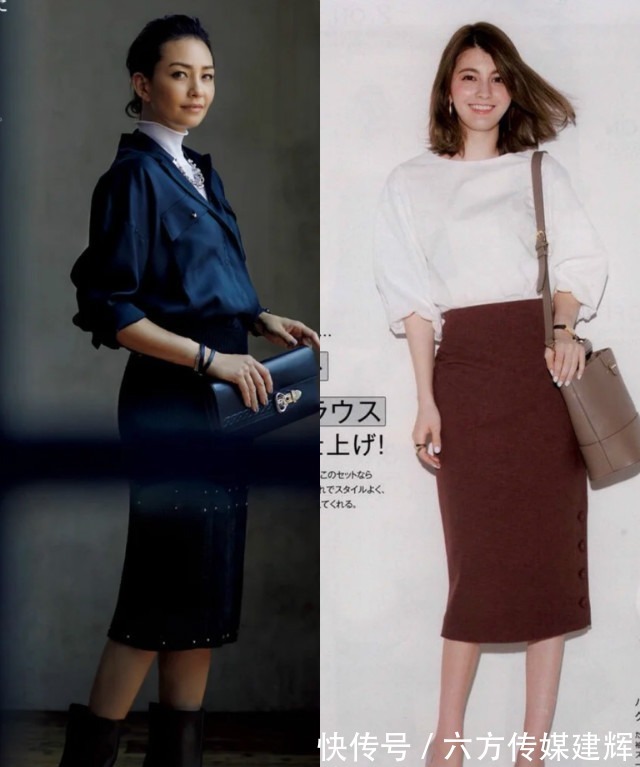 单品|“衬衫+半身裙”,入秋这么穿,优雅又洋气,助你遇见更美的自己