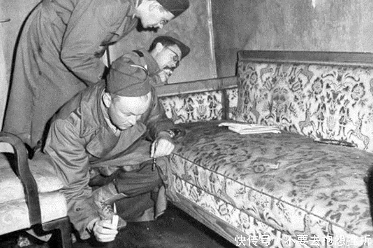 位置|希特勒地下城堡的内部场景,设备一应俱全,图八是希特勒死亡位置