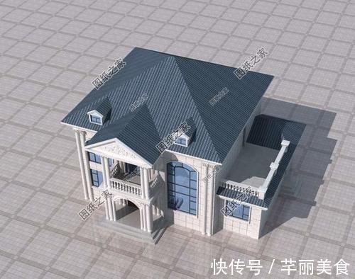 别墅|15米×12米农村的建房设计图，大气到没有朋友，你的绝佳选择