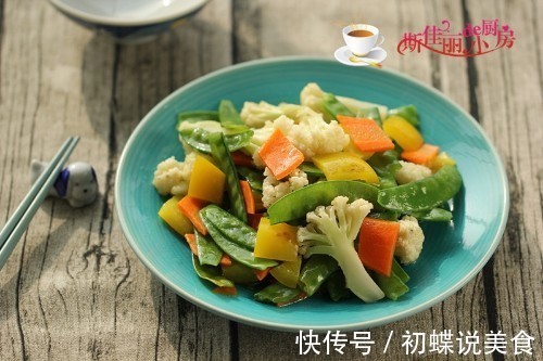 家常素|口味清淡的家常素炒菜，3块钱炒上一大盘，减肥美肤，女人要常吃