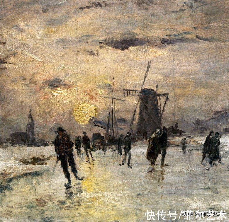 克劳德·莫奈|莫奈眼中的老师，印象派的直接启蒙者，荷兰画家约翰·琼坎德油画