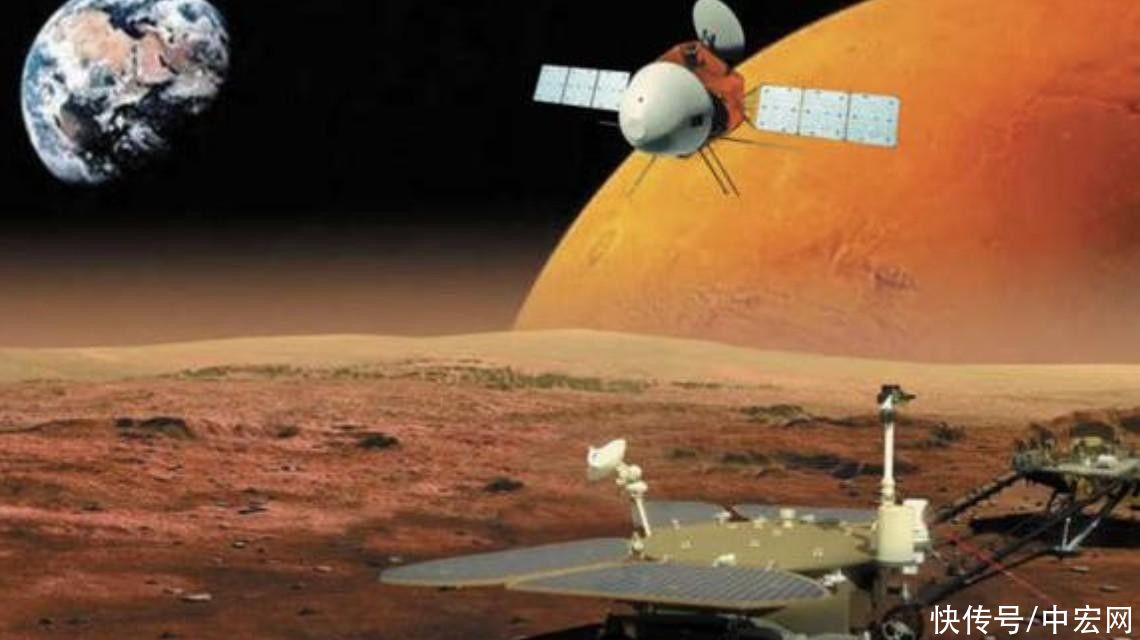 探测器 天问一号降落火星！外国密切关注，美航天局不到2小时第1个发贺电