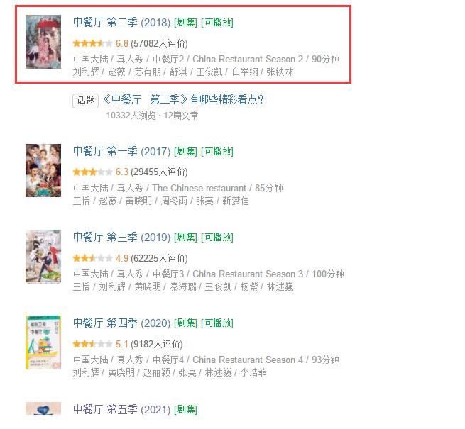 收視女王|《中餐廳5》陣容換血，5位新人個(gè)個(gè)背景強(qiáng)大，終究成了第二個(gè)快本