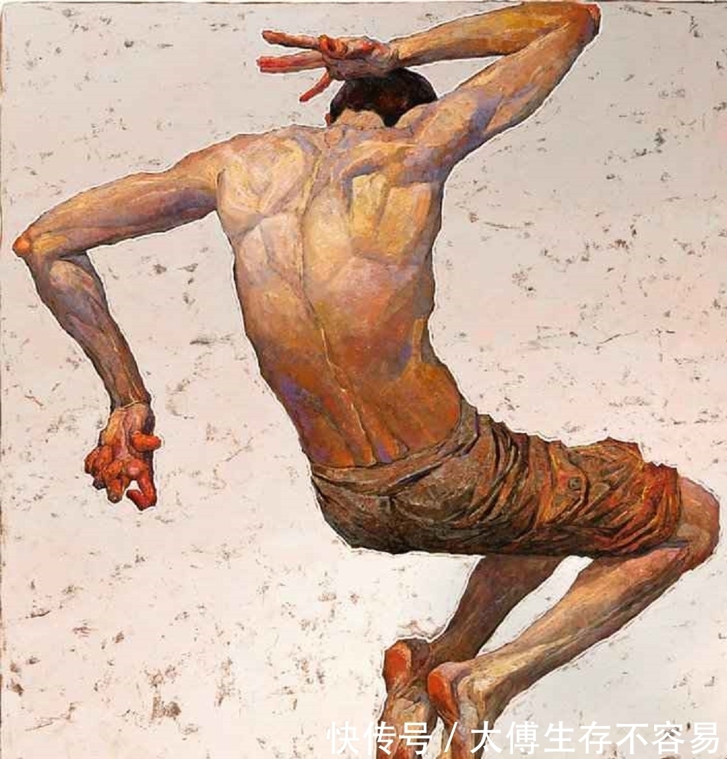 绘画#扭曲的人体,无声的话语——萨拉津非比寻常的人体艺术