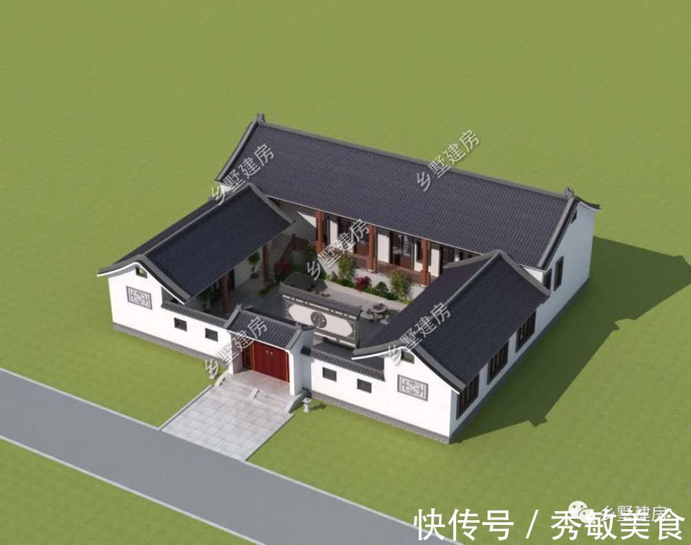 小院|江南水乡,盖一栋中式小院,与家人一起欣赏这绝美的画卷