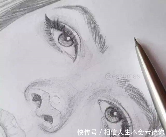 简洁的少女速写,灵动的美!