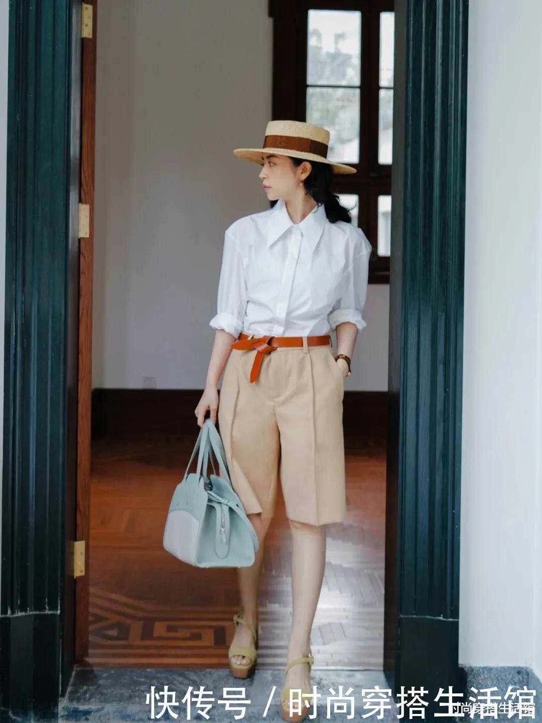 阔腿裤|看了三木的穿搭才知道，原来衬衫?也可以这样穿，美出新高度