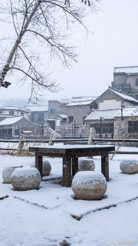 与雪后的古北水镇来一场诗意相遇