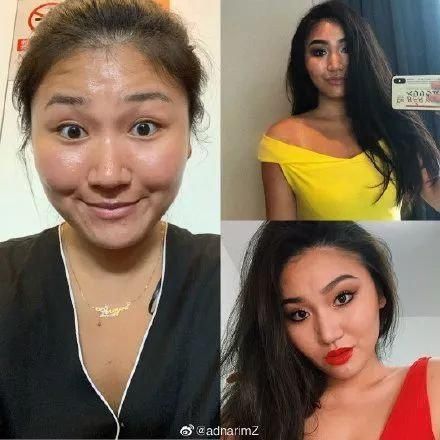 换头术|化妆可以厉害到什么地步女生化妆前后的差别,就像整容了一样