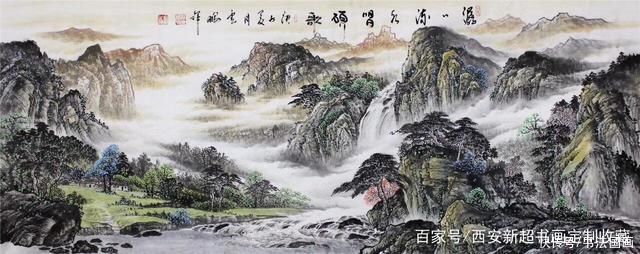 传家有道$高端书法对联定制《传家有道》,国画收藏《鸿运当头,源远流长》