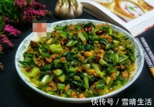 雪里蕻|这菜上桌一扫而光,又嫩又脆又香,孩子说没它吃饭都不香!