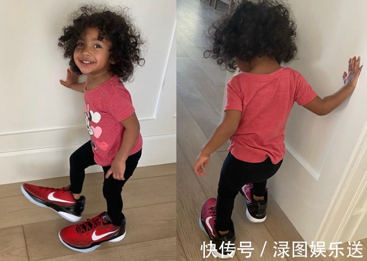 瓦妮莎四公主|可爱!瓦妮莎四公主偷穿父亲球鞋,笑起来真像科比,莫名的心酸
