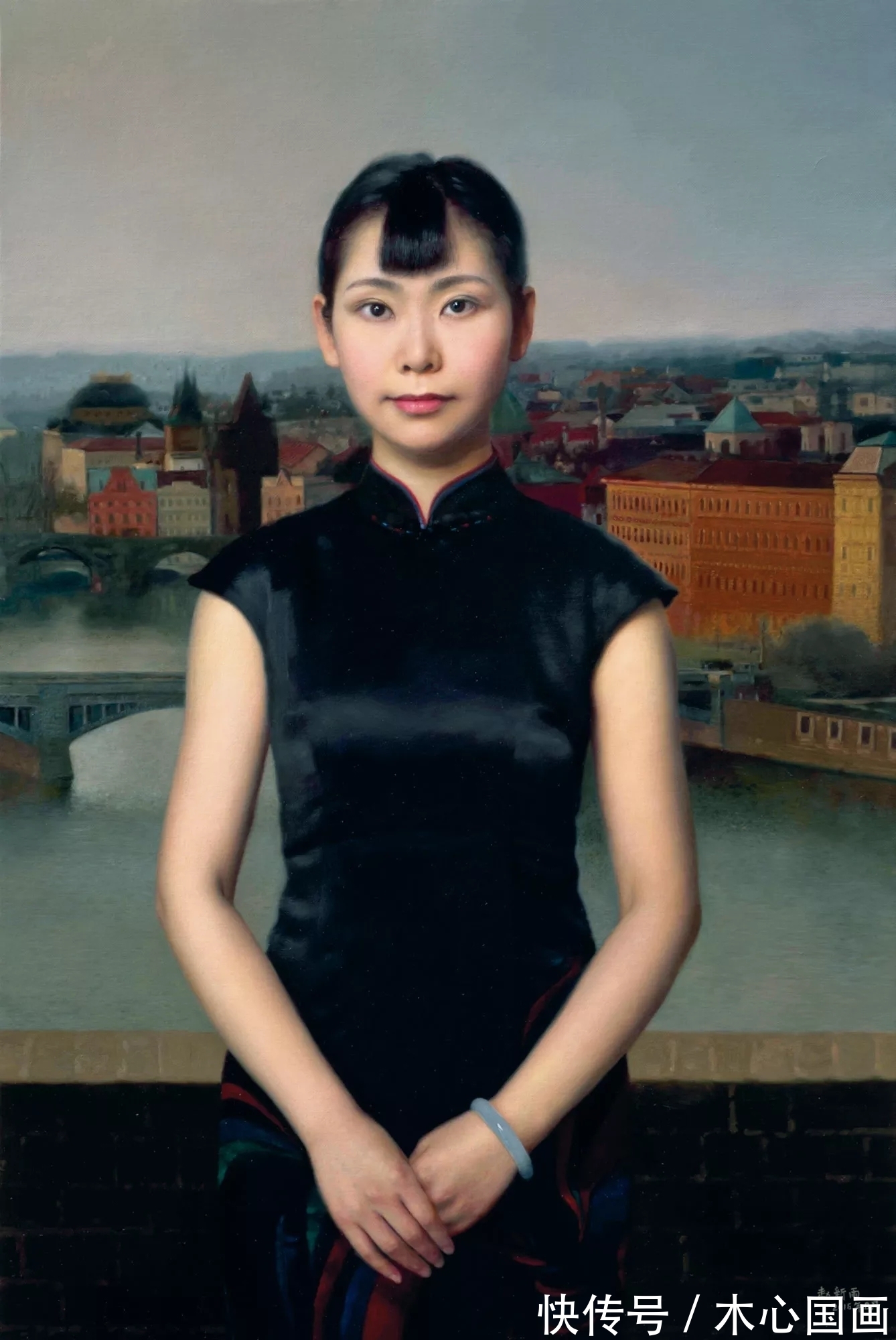 陈逸飞!油画里的旗袍美女:风华流韵