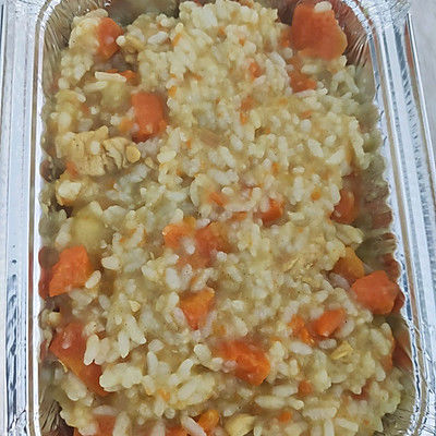 咖喱鸡肉芝士焗饭