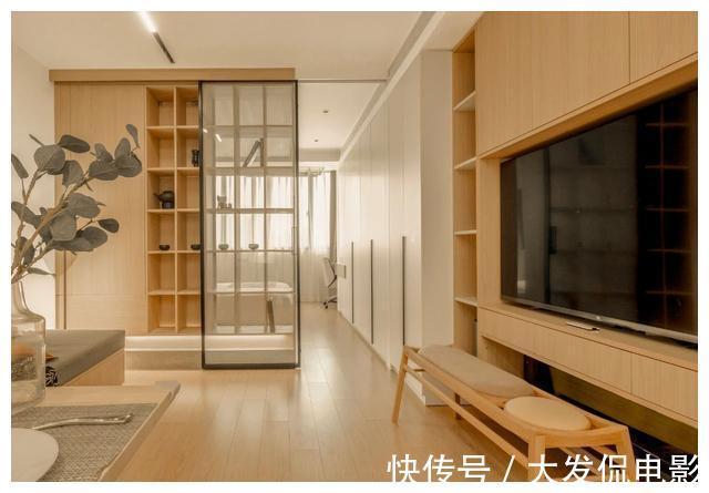 主卧|59㎡“一字户型”布局完美,四口之家住也不挤,值得学习!