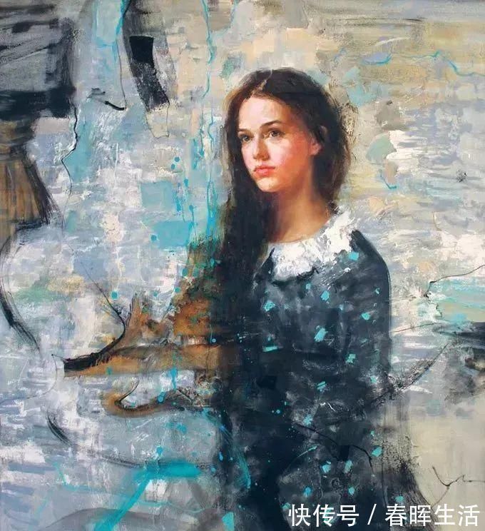 irene@她的油画有一种惊艳脱俗的美,乌克兰天才女画家艾琳·谢里
