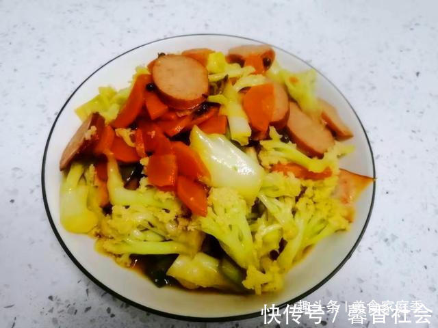 晚餐|晚餐菜花这样做,色泽金黄不发黑,营养均衡,上桌就被孩子抢光了