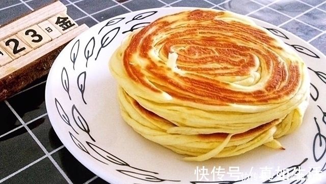 面条|吃金丝饼不用买，1碗面粉做一盘，黄金酥脆，全家都爱吃！