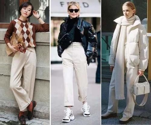 冬天裤子不要多，选对这三条，搭大衣、羽绒服时髦又显瘦