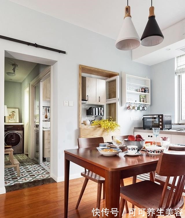 房梁|她家80㎡两室，一室改客厅，南北通透，改造得很温馨舒适，羡慕！