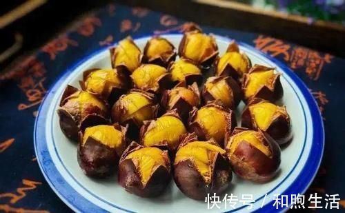 板栗新做法,不烤不煮,8分钟个个开口,自动脱皮,比买的还好吃