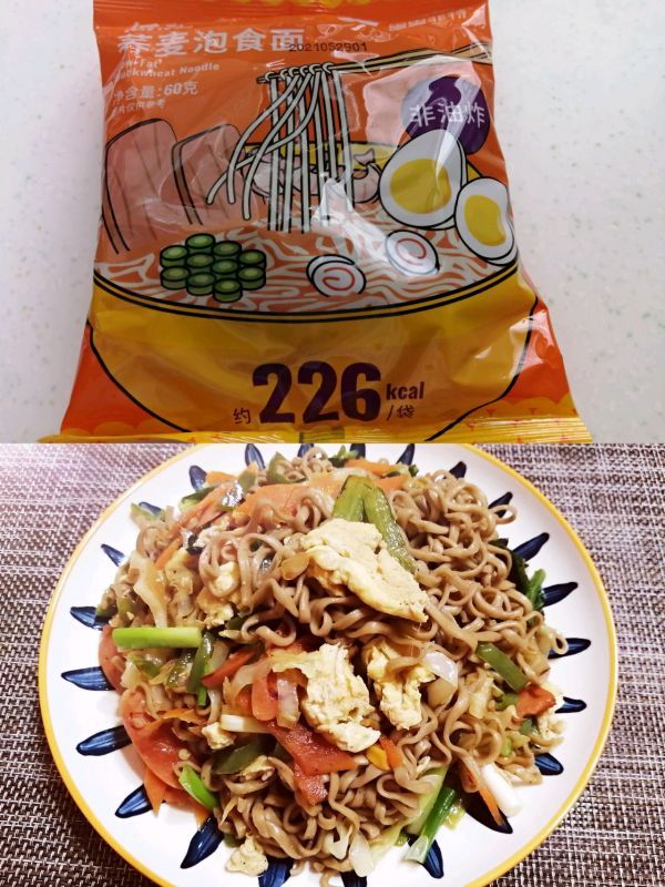 小葱|荞麦泡食面